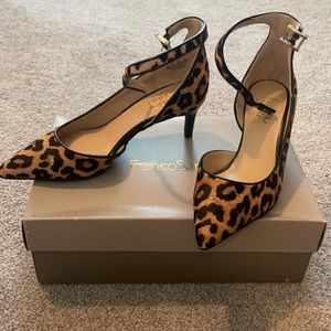 Brand new Franco sarto leopard heels size 6.5